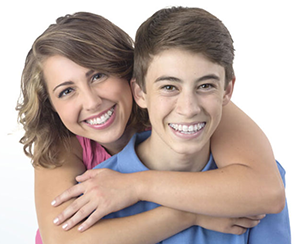Mother and Son during Damon Braces treatment
